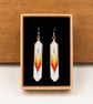Native American Style Beaded Earrings. Rainbow Colours with Gold-Filled Wires - Image 3