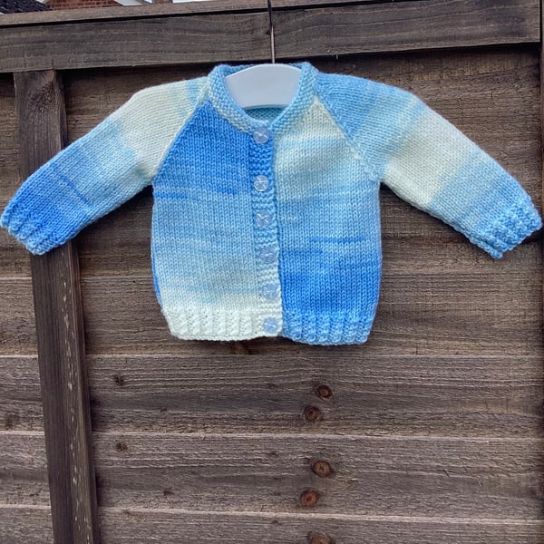 Baby cardigan hand knitted 