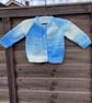 Baby cardigan hand knitted 