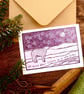 Polar Bear Stars Card - MADE TO ORDER