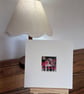 Mounted Miniature Robin Catching a Star Whimsy Watercolour Toadstools Print - Image 5