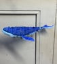 Spun Cotton Blue Whale Art Doll - Image 7