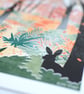 Forest Bathing Illustrated Art Print  - Image 6