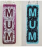 Handmade Fused Glass Mum, Dad or Nan Hanging Suncatcher Picture - Mothers Day - Image 4