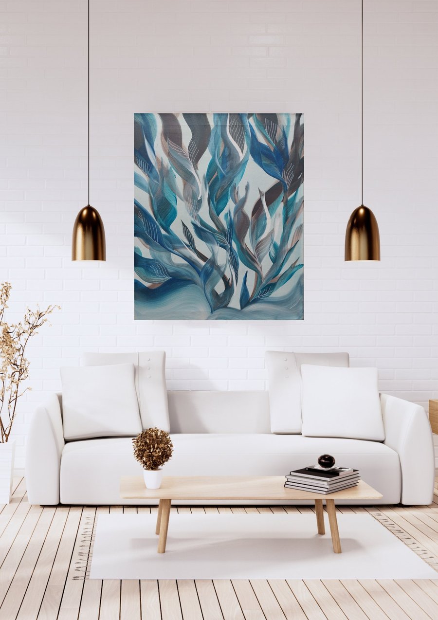 Seaweed Original Acrylic Painting