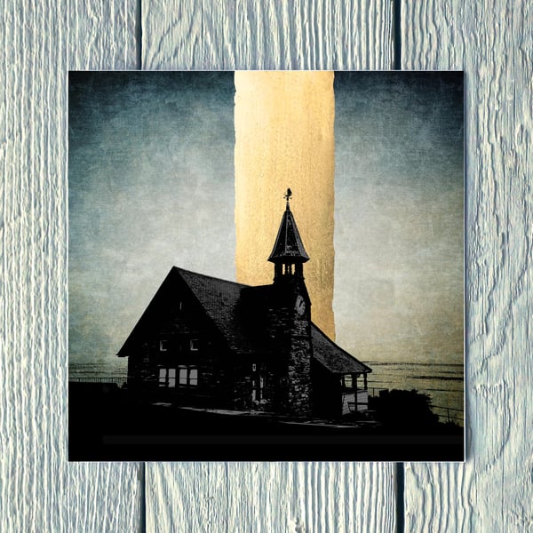 Cullercoats Watch House Greetings Card