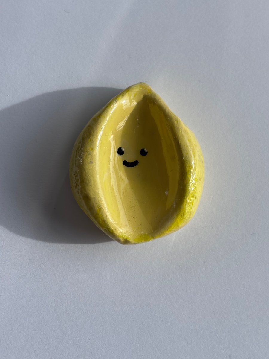 Lemon worry stone 