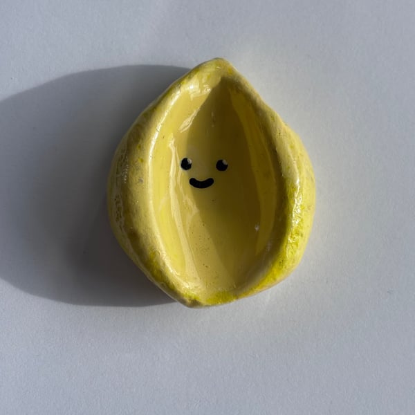 Lemon worry stone 