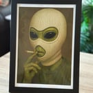 A4 Framed 'Alien' Art Print