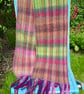  Scarf, Forest Shades, hand woven scarf.  - Image 2