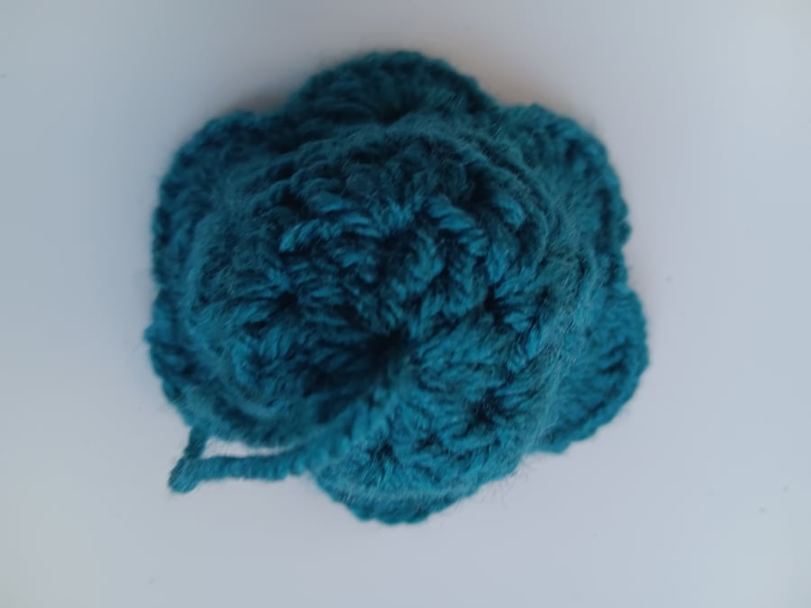 Crochet Christmas Bell (Dark Green) - festive decoration