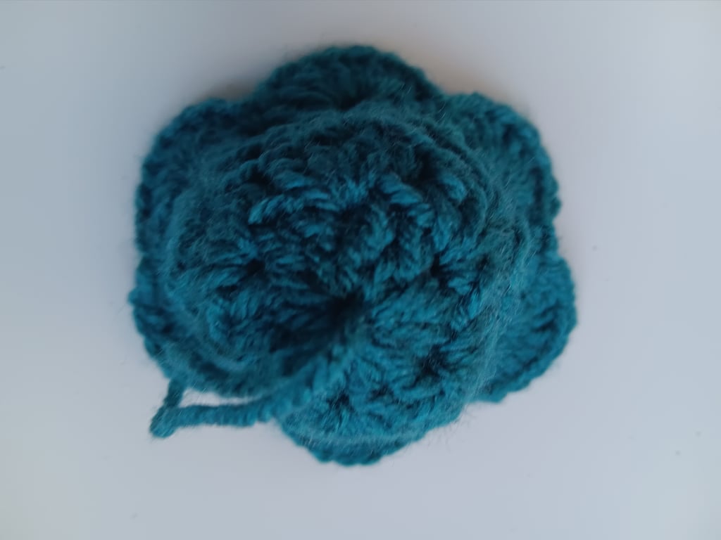 Crochet Christmas Bell (Dark Green) - festive decoration