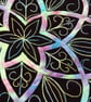 Rose Window B Pattern Art Quilt Panel - Image 4