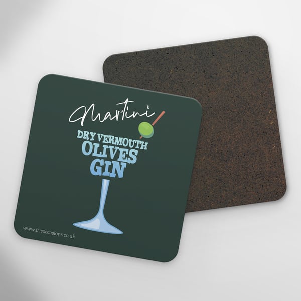 Martini Cocktail Coaster