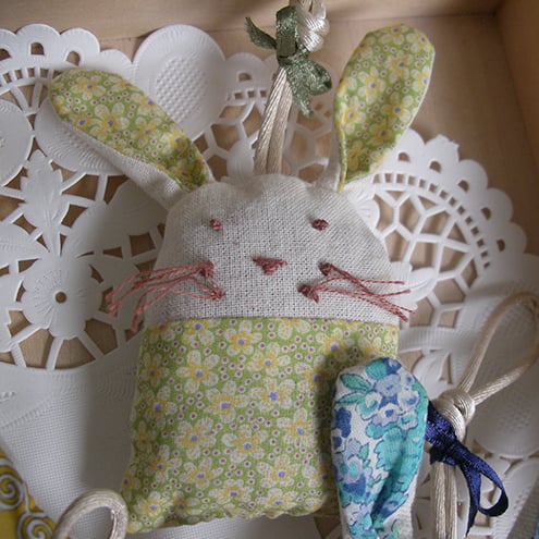 Liberty Rabbit Hanging Lavender Bag