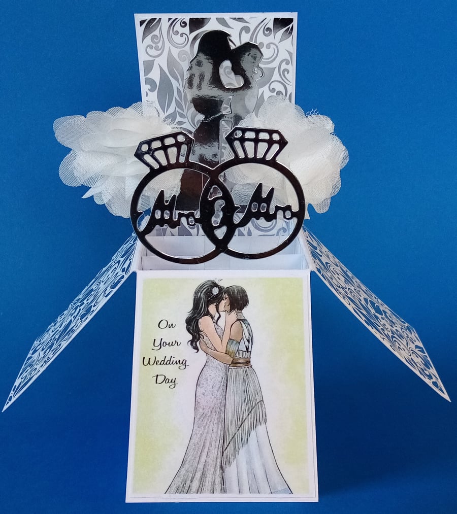 Mrs and Mrs Wedding Card 