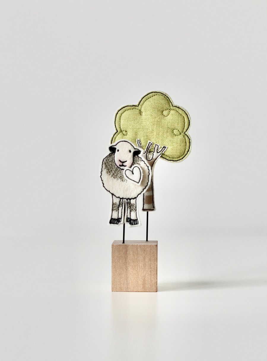 'Herdwick Sheep and a Tree' - On the Block 