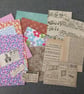 Handmade Notebook & Ephemera Pack - Mixed Media Craft Set - Image 5