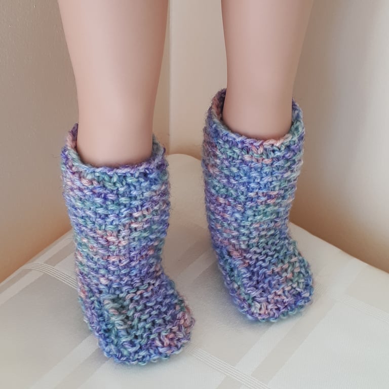 KNITTING PATTERN PDF Sail Away Boots for Doll