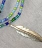 Maat Feather Mermaid African Waist Beads - Image 2