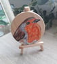 Mini wooden Eisel for displaying coasters or shell art.   - Image 3