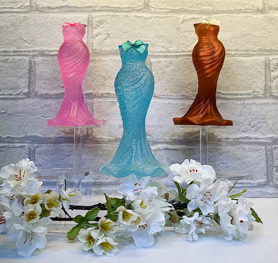 Elegant Lady In A Dress. Various Colours Available In "Choose Options.