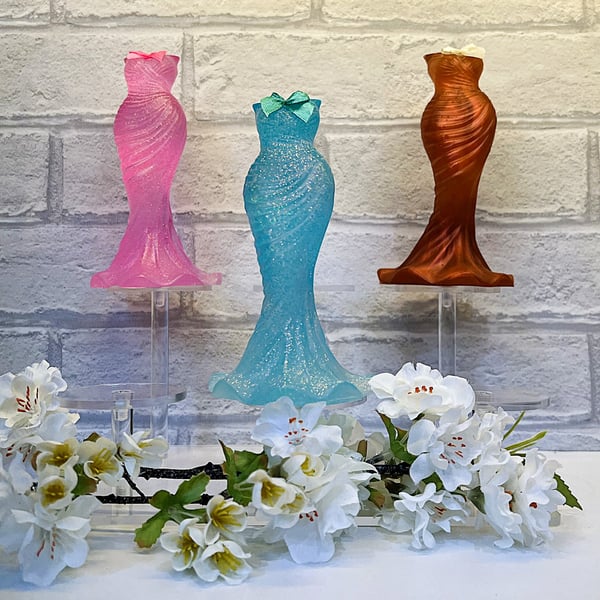 Elegant Lady In A Dress. Various Colours Available In "Choose Options.
