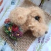 Needle Felted Cockapoo Brooch