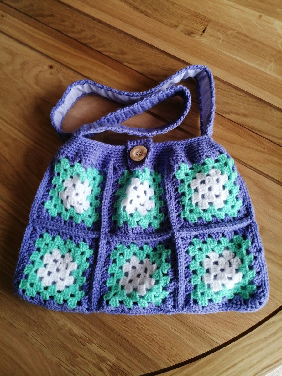 Crochet Crossbody or Shoulder Bag