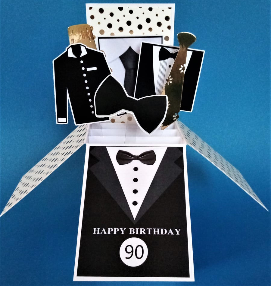 Men's 90th Birthday Card