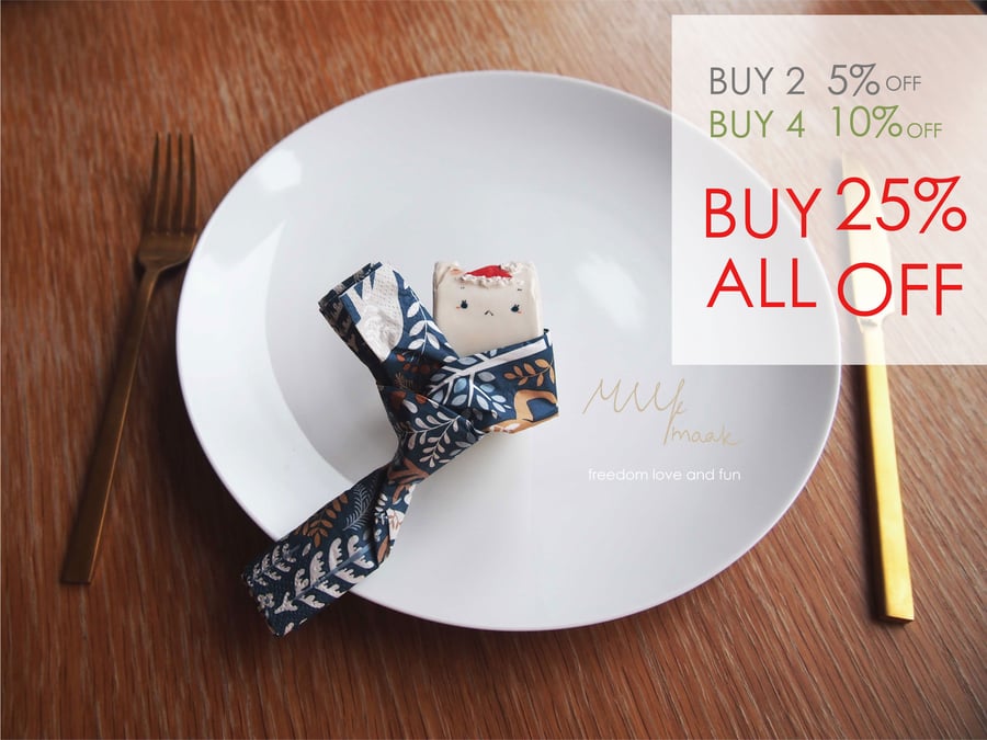 Multi-purpose Ceramic Napkin Ring - Shirou