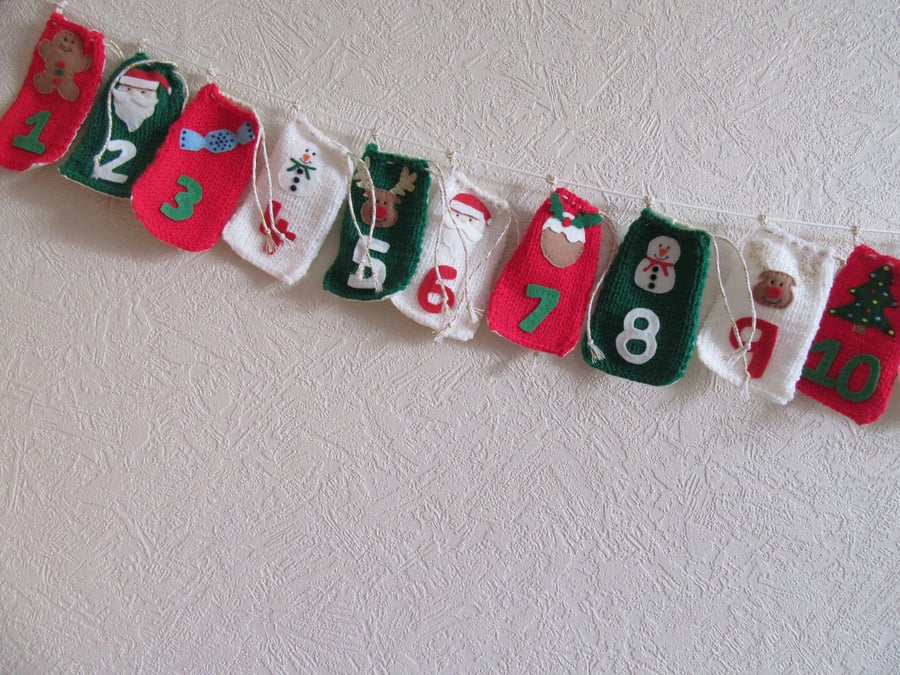 Advent calendar, reusable advent calendar