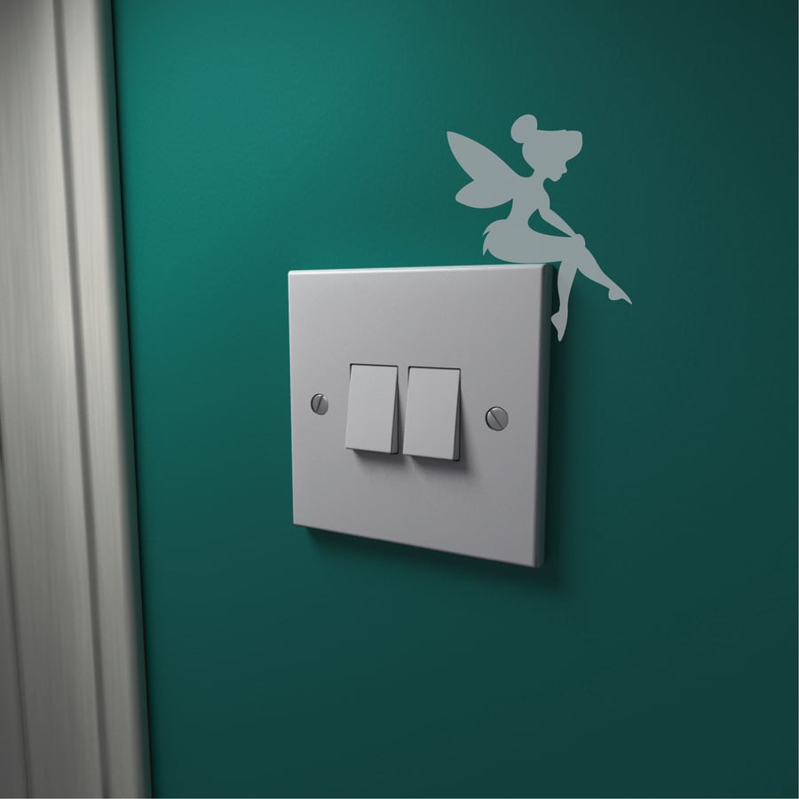 TINKERBELL Light Switch Removable Vinyl Wall De... - Folksy