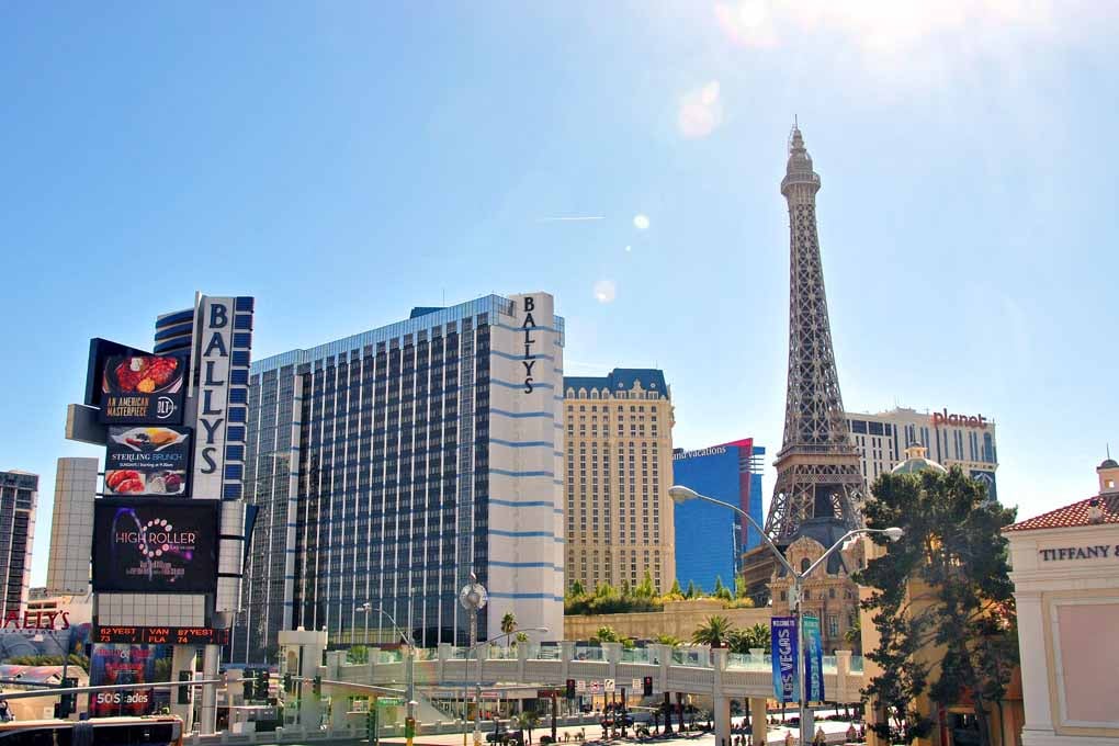 Bally's Horseshoe Resort Eiffel Tower Las Vegas Photograph Print