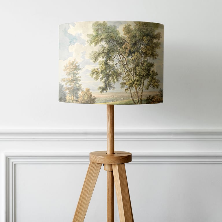 Fine Art Print Lampshade - Landscape Painting Lampshade Heritage Print