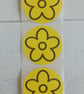 50 'Lazy Daisy' Thermal Printed Stickers 