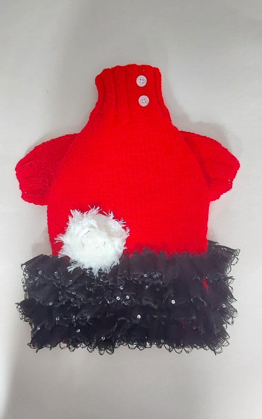 XSmall dog puppy sweater jumper coat 10”L 12”G Folksy