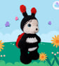 Crochet ladybird soft toy. Ladybird plushie. Ladybird toy. UKCA tested soft toy. - Image 10