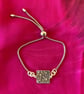 Slider Bracelert With Metal Disc. - Image 1
