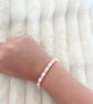 Pink and White Pearl Bracelet