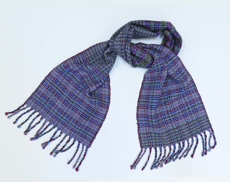 Grey Tartan Scarf