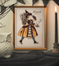 Cut out and make Paper Doll from Vintage Prints - Ludmilla the Witch - Image 2