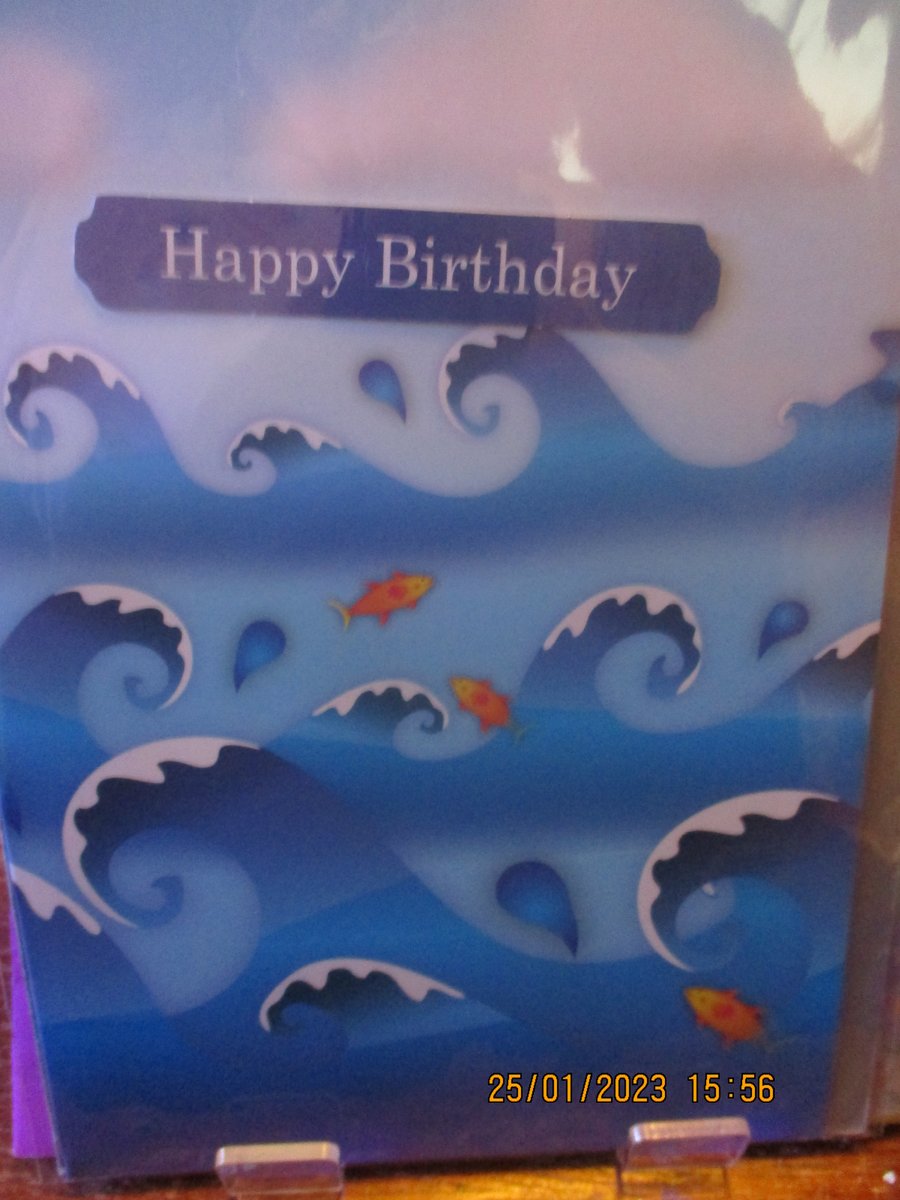 Happy Birthday Fish Card