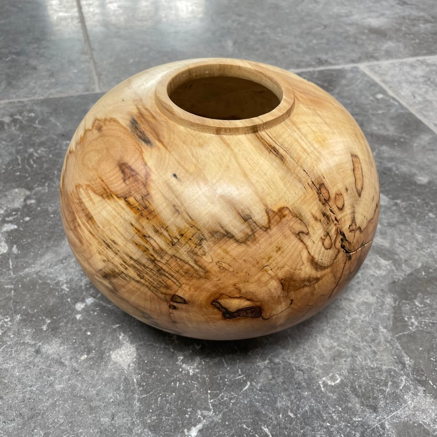 Hollow Form - Wooden Vase - Decorative Bowl