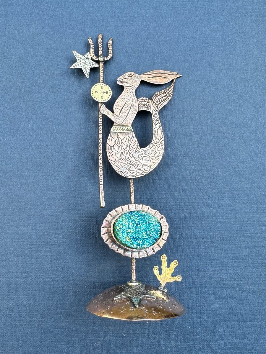 Merhare Mixed Metal Decorative Piece