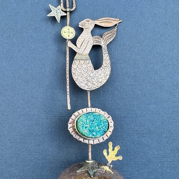 Merhare Mixed Metal Decorative Piece