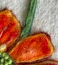 Hand Felted Zinnia Textile Artwork  - Image 5