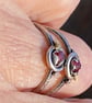 Thames Garnet and silver ring - Image 3