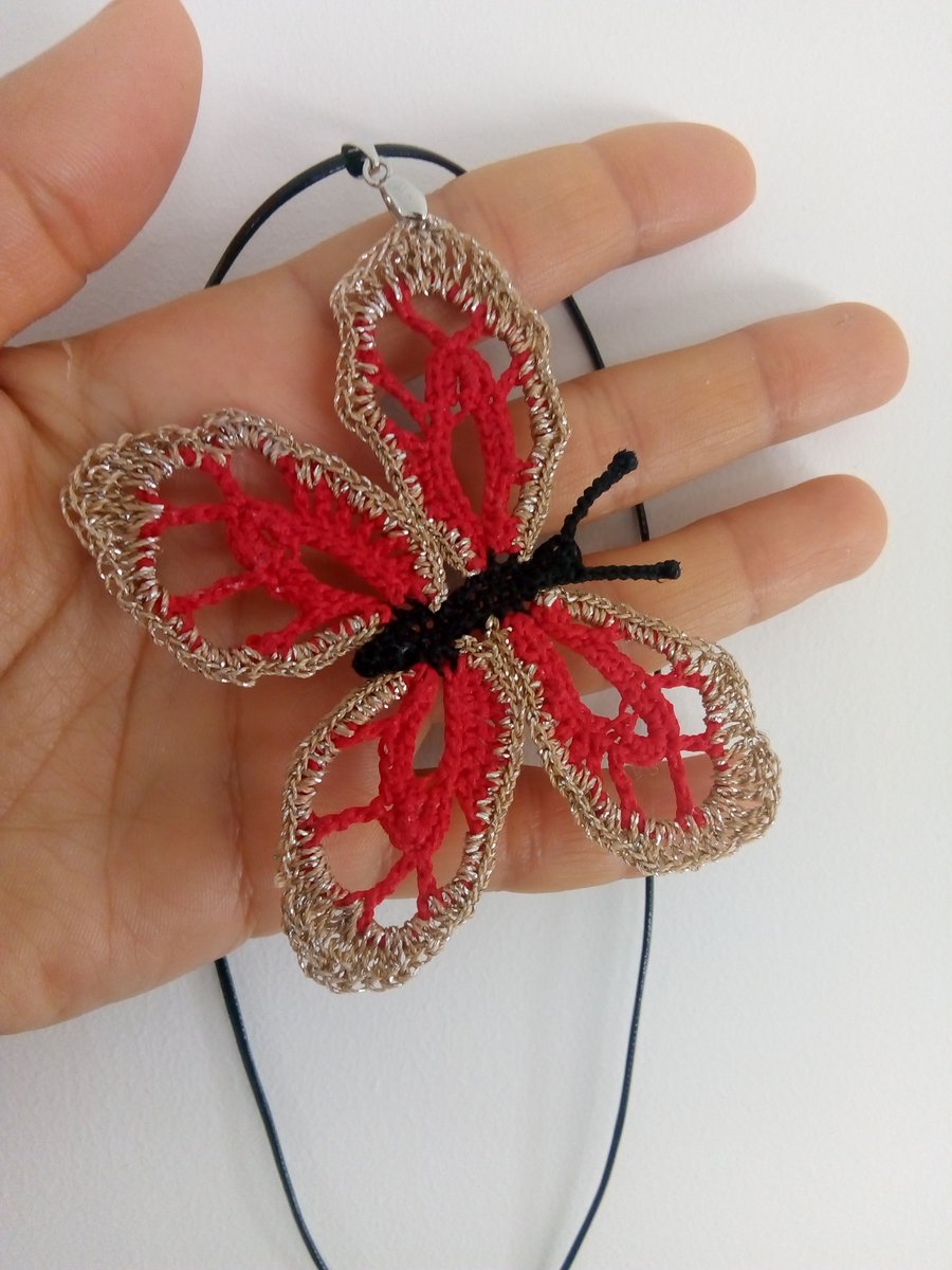 Crochet butterfly