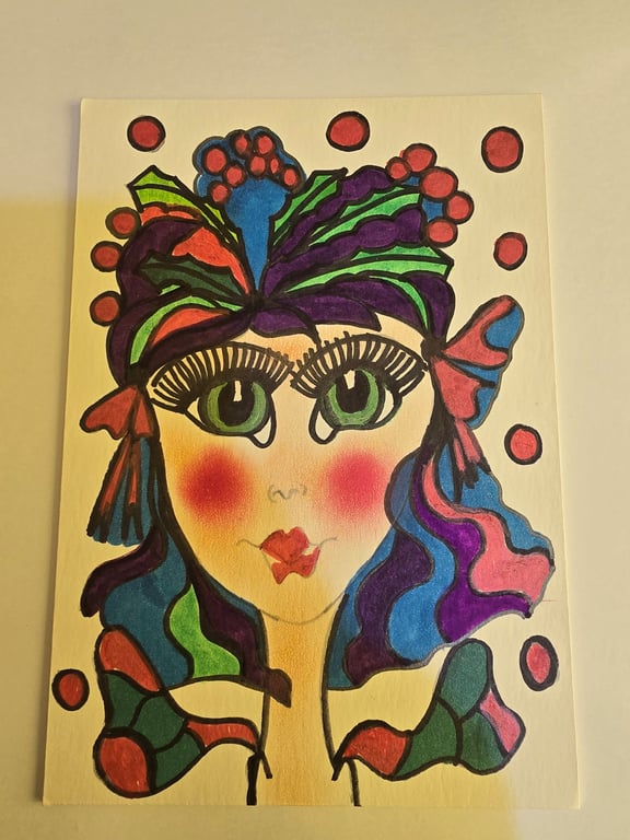 Christmas Fairy Drawing 